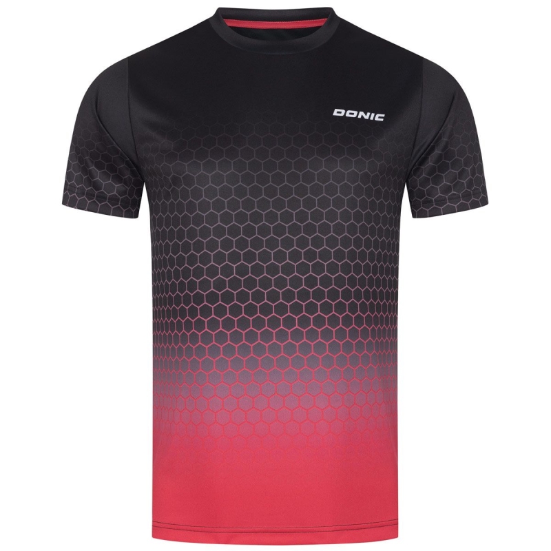 Donic T-Shirt Scorpion zwart-roze
