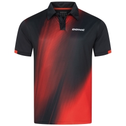 Donic Shirt Fire zwart-rood