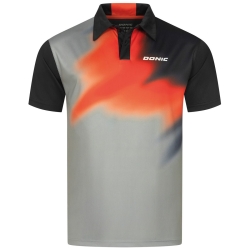Donic Shirt Rhythm zwart-rood-grijs