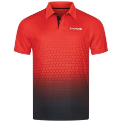 Donic Shirt Spider rood-zwart