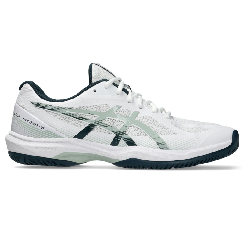 Asics Schoenen Court Hunter FF II wit-zwart