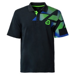 Andro Shirt Benzon Katoen zwart-groen