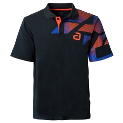 Andro Shirt Benzon Polyester zwart-rood