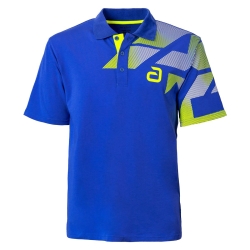 Andro Shirt Benzon Polyester blauw-geel