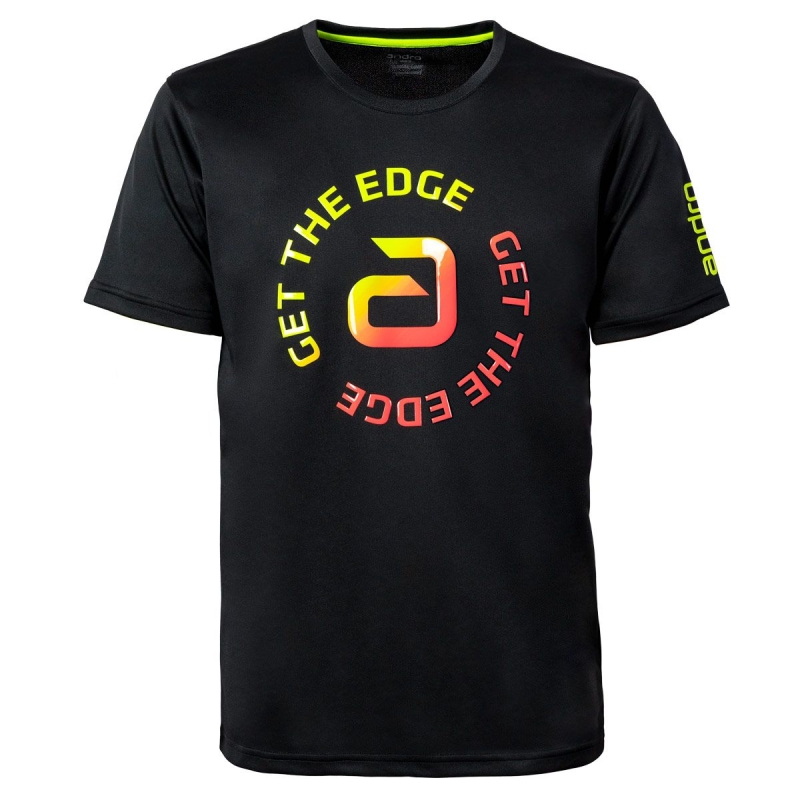 Andro Shirt Panji zwart-geel