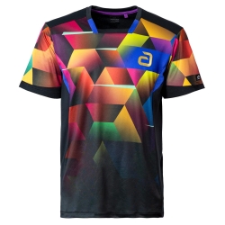 Andro Shirt Nagaja zwart-goud-rood