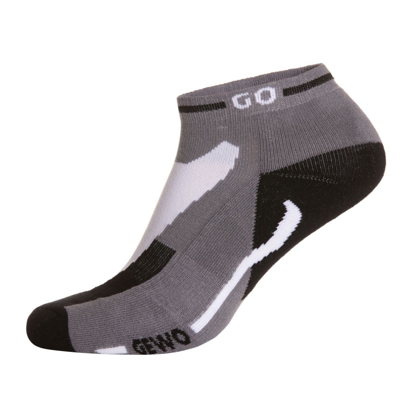 Gewo Sokken Short Flex III grijs-wit