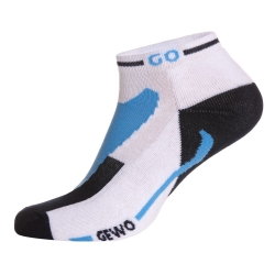 Gewo Sokken Short Flex III wit-blauw