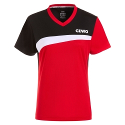 Gewo Shirt Fondi III Lady rood-zwart