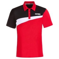 Gewo Shirt Fondi III Katoen rood-zwart