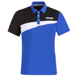 Gewo Shirt Fondi II Polyester blauw-zwart