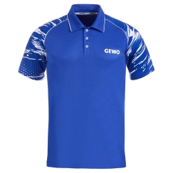 Gewo Shirt Marmo I blauw-wit