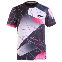 Gewo T-Shirt Lugo I zwart-roze