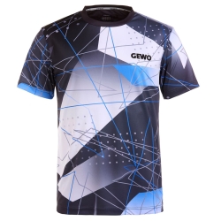 Gewo T-Shirt Lugo II zwart-blauw