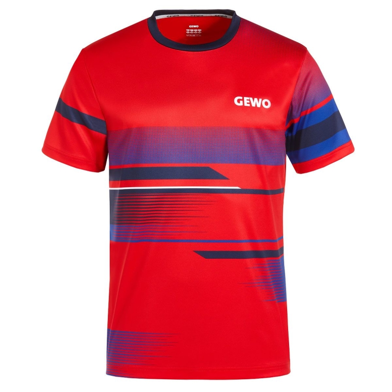 Gewo T-Shirt Sarno rood
