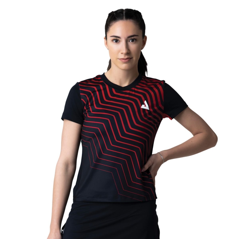Joola T-shirt Lady Team 25 zwart-rood