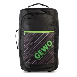 Gewo Trolley Stripes M * zwart-groen