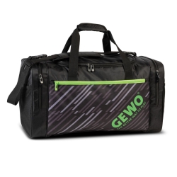 Gewo Sporttas Stripes L * zwart-groen