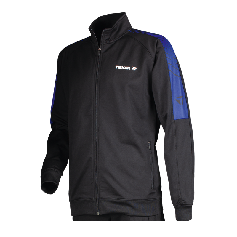 Tibhar Trainingsvest Domino zwart-blauw
