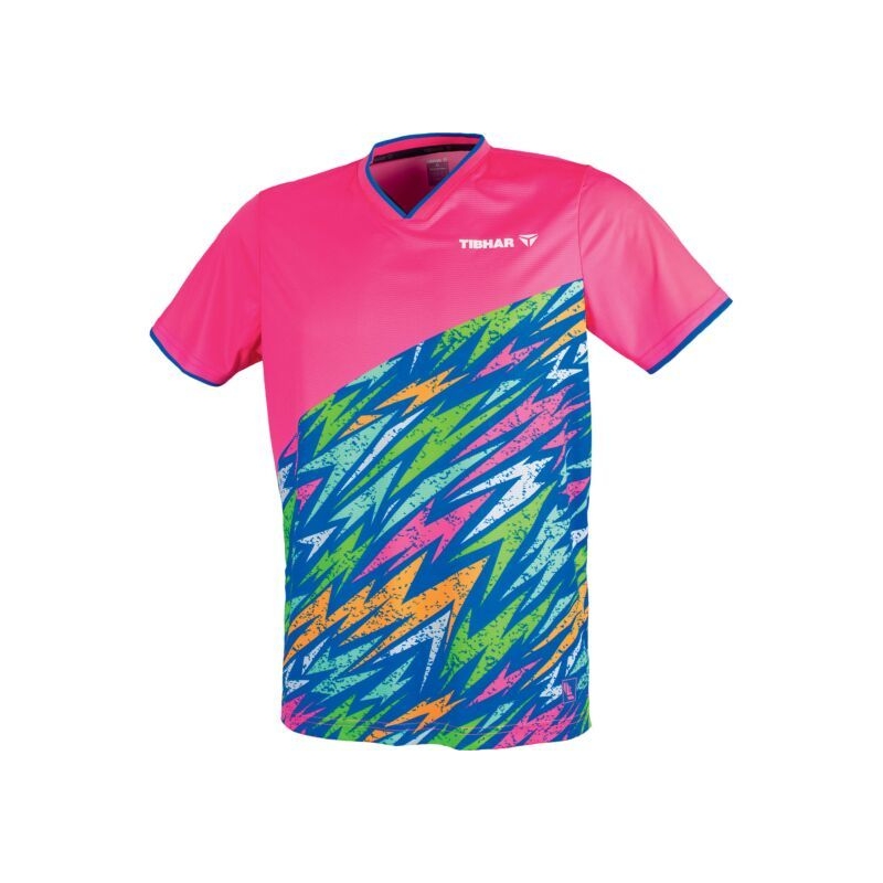 Tibhar Shirt Underbrush roze-blauw