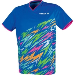 Tibhar Shirt Underbrush blauw-roze