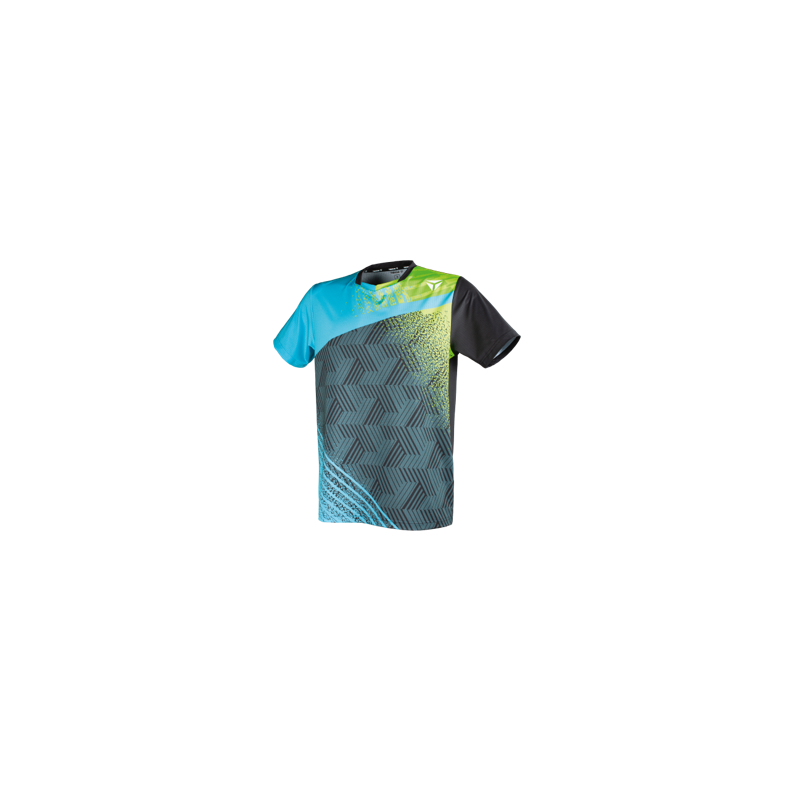 Tibhar Shirt TT Paint zwart-blauw