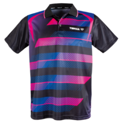 Tibhar Shirt Frame zwart-roze-blauw