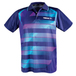 Tibhar Shirt Frame navy-paars-lichtblauw