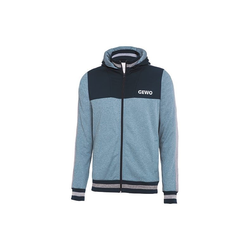 Gewo Hoody H18-1 blauw-grijs