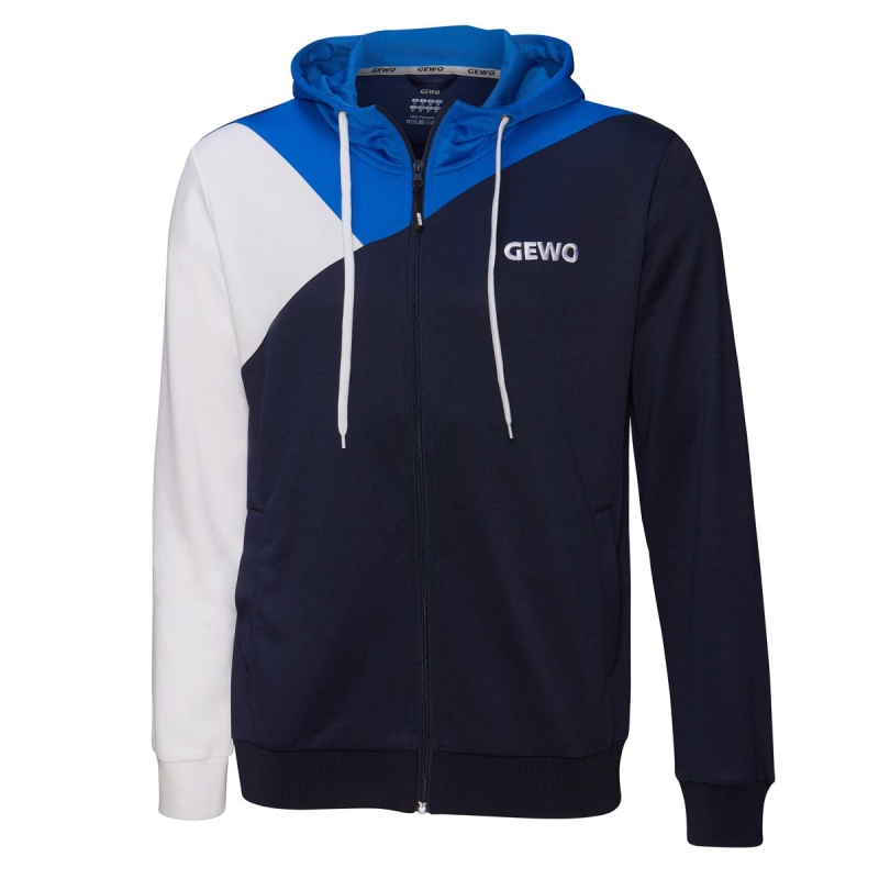 Gewo Hoody Toledo navy-wit-blauw