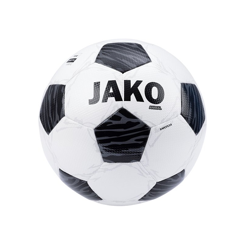 Jako Voetbal Wedstrijdbal Animal wit-zwart-antraciet * maat 5