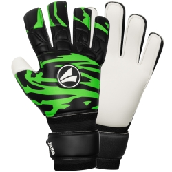 Jako Keeperhandschoen Animal Supersoft NC zwart-fluogroen