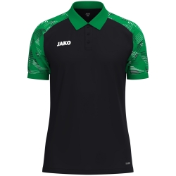 Jako Polo Sonic zwart-groen