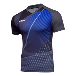Victas V-Shirt 236 * zwart-grijs-blauw