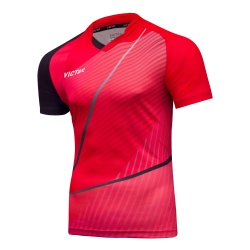 Victas V-Shirt 236 * rood-zwart-grijs