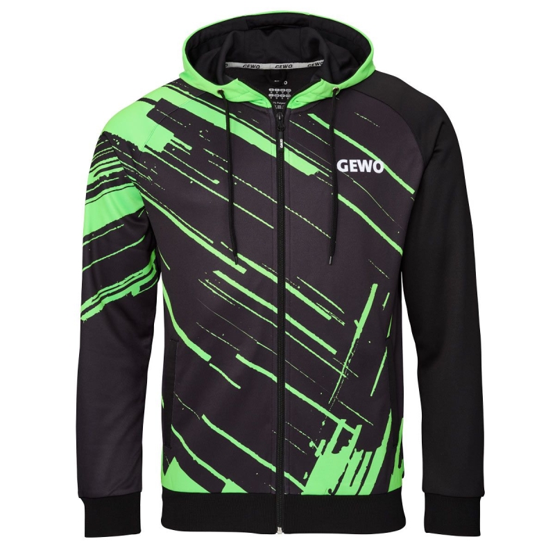 Gewo Hoody Atani zwart-groen