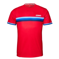 Gewo T-Shirt Santiago rood-blauw