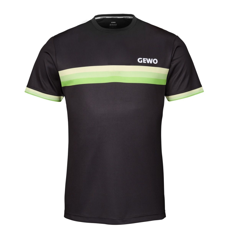 Gewo T-Shirt Santiago zwart-groen