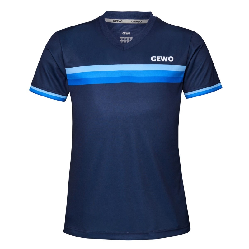 Gewo Shirt Santiago Lady navy-blauw