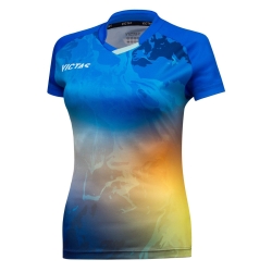 Victas V-Ladyshirt 235 blauw