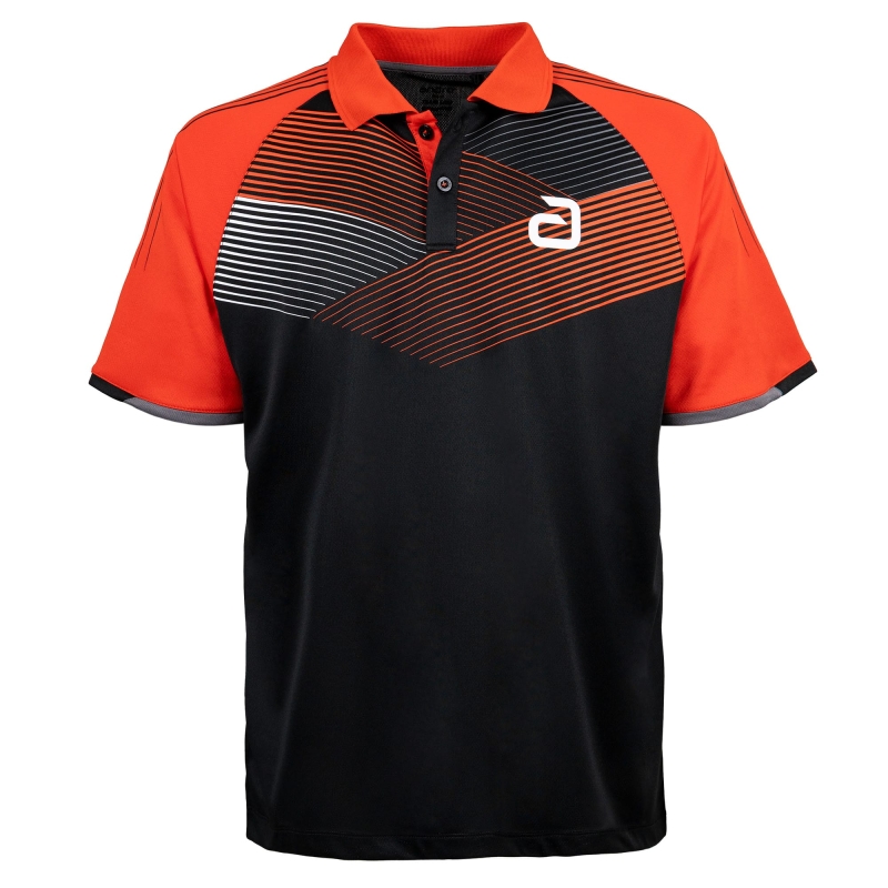 Andro Shirt Avos Women zwart-rood