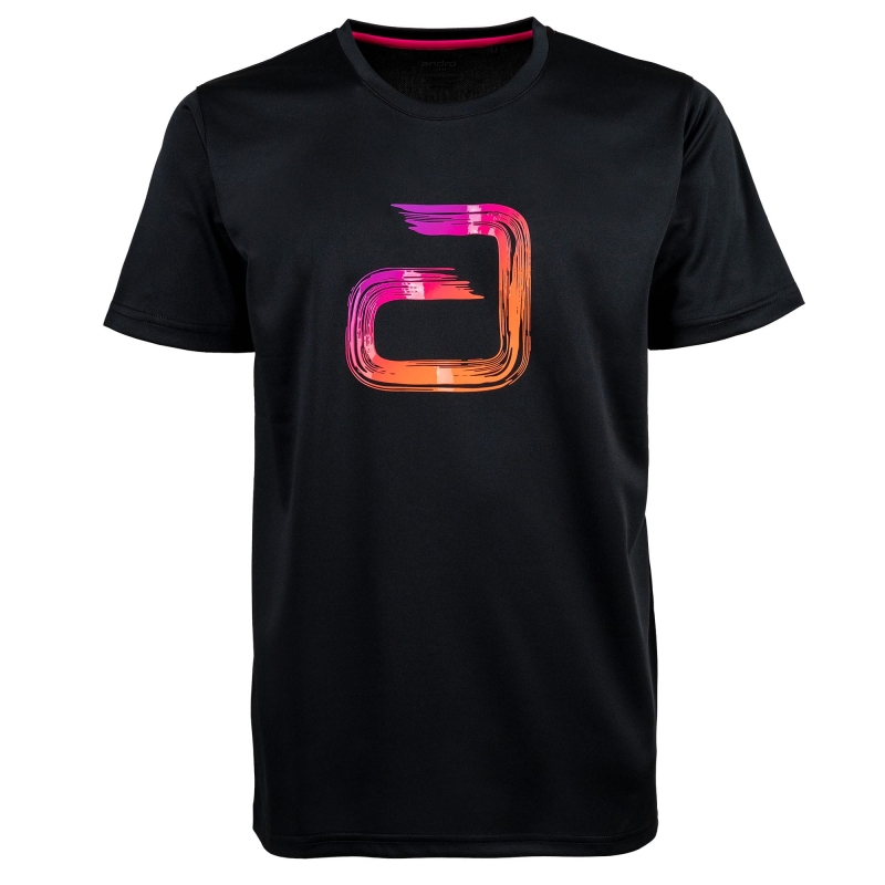 Andro T-Shirt Chingo zwart-paars-oranje