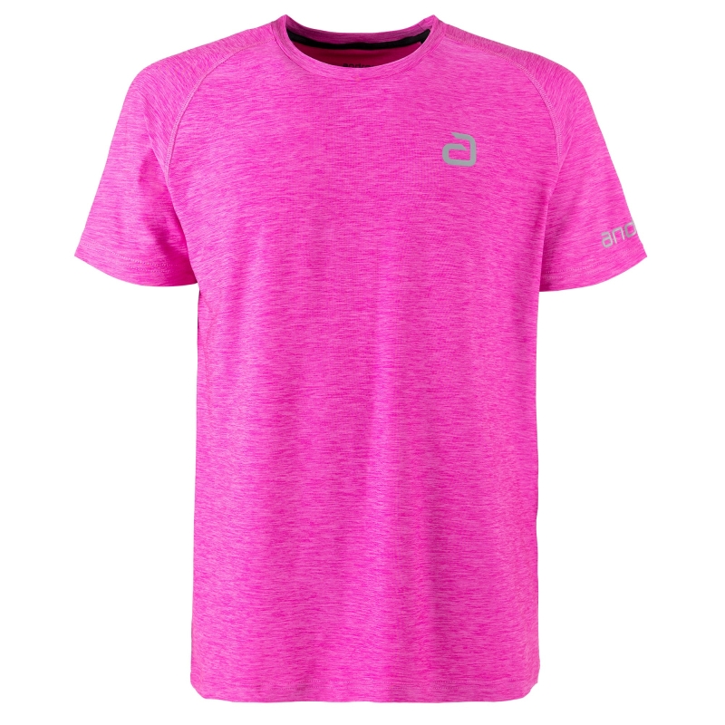 Andro Shirt Melange Alpha roze