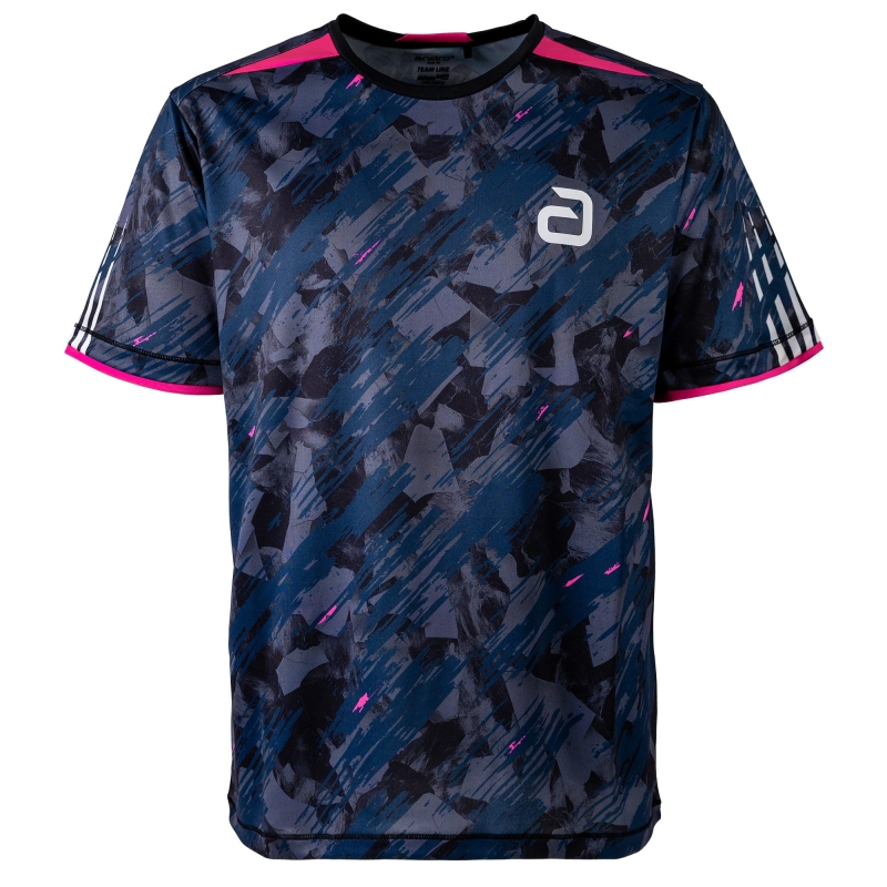 Andro Shirt Tatio zwart-roze