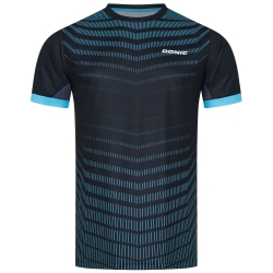 Donic T-Shirt Nexis zwart-grijs-blauw