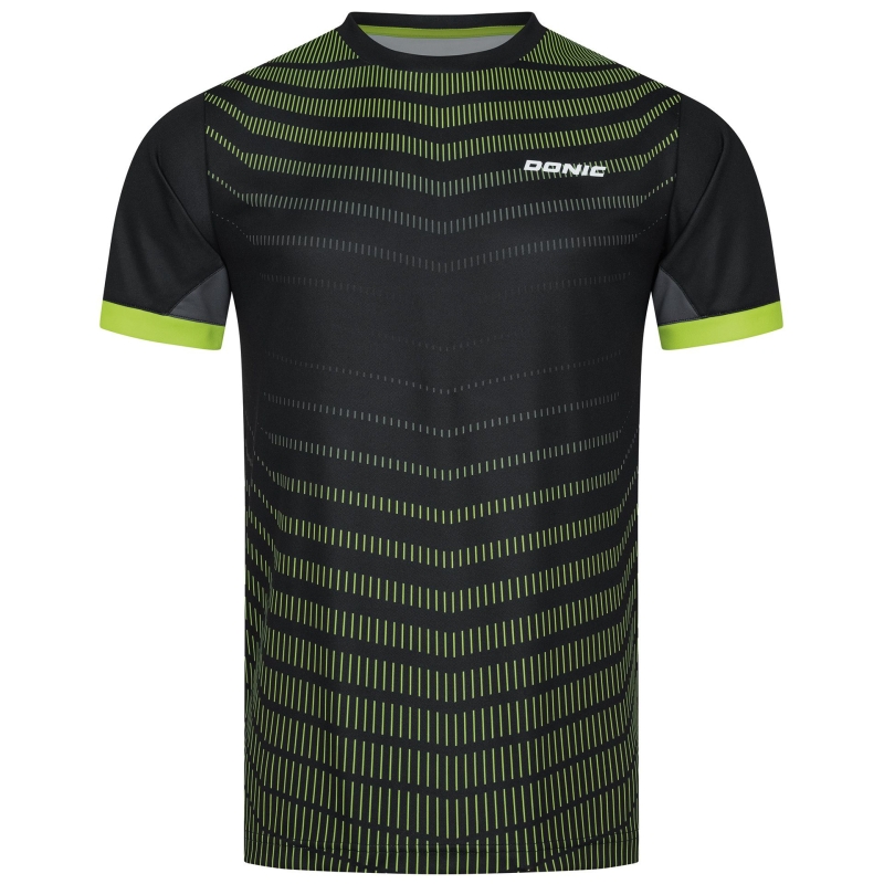 Donic T-Shirt Nexis zwart-grijs-lime