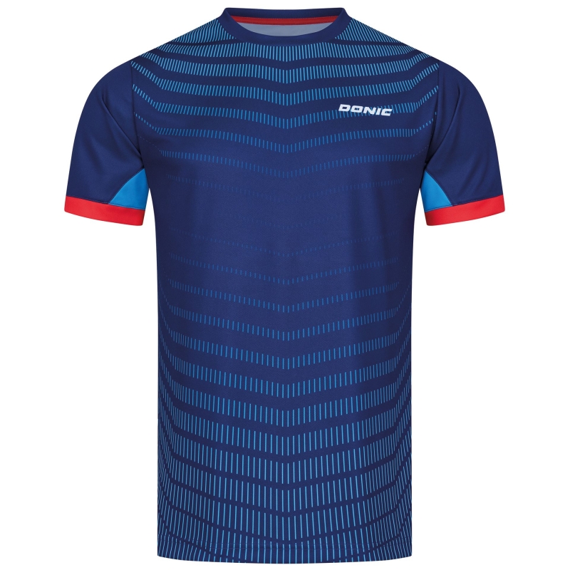 Donic T-Shirt Nexis marine-cyaan-rood