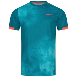 Donic T-Shirt Axion groen-blauw-oranje