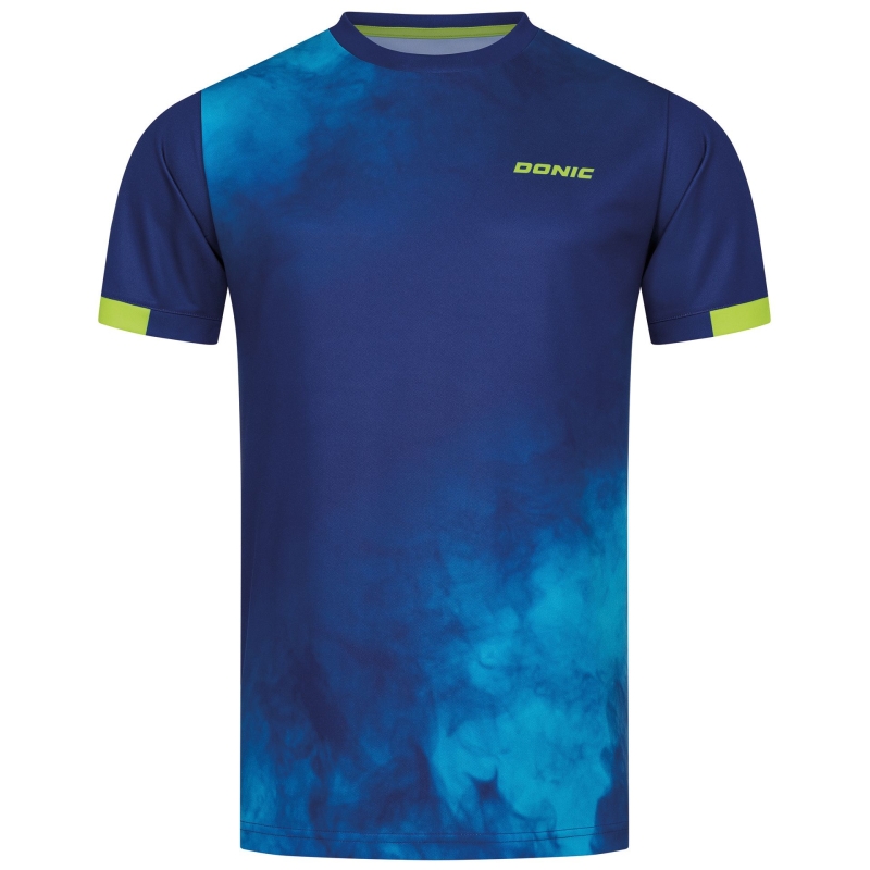 Donic T-Shirt Axion marine-blauw-lime