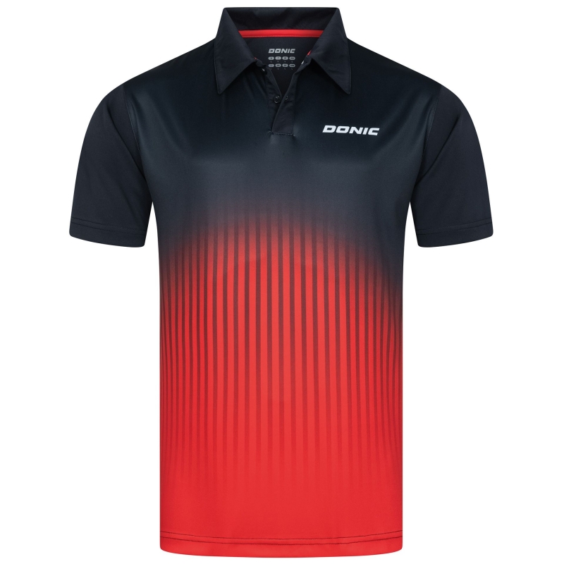 Donic Shirt Nuvon zwart-rood